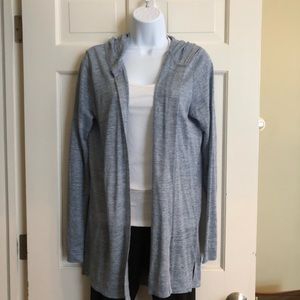 Beautiful blue Cynthia Rowley Hooded cardigan NWOT